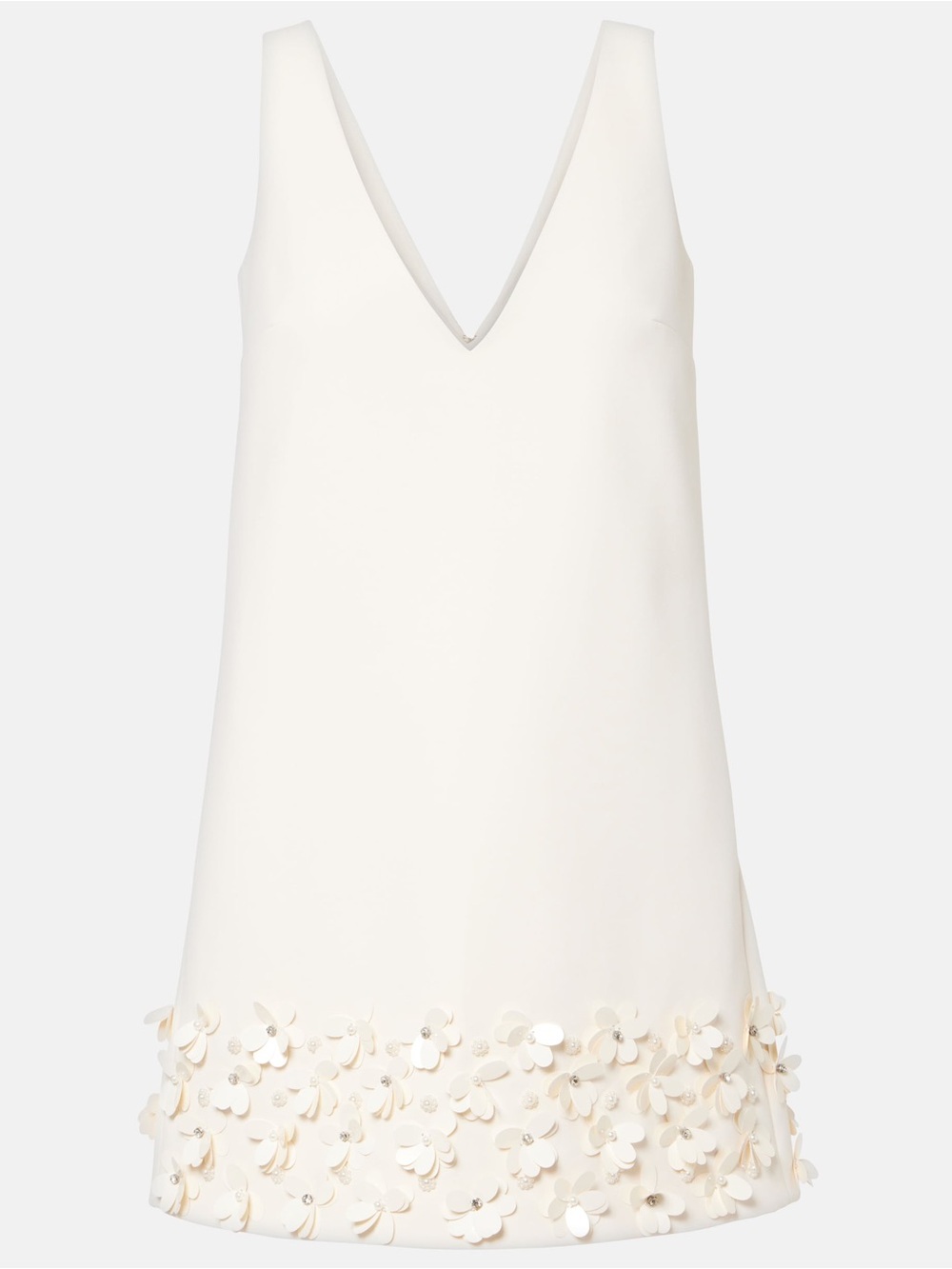 Self-Portrait Bridal sequined crêpe minidress